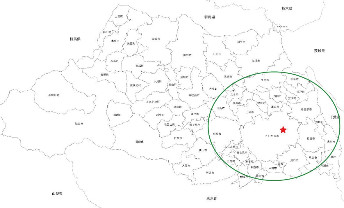 対応エリアMAP 対応エリアMAP
